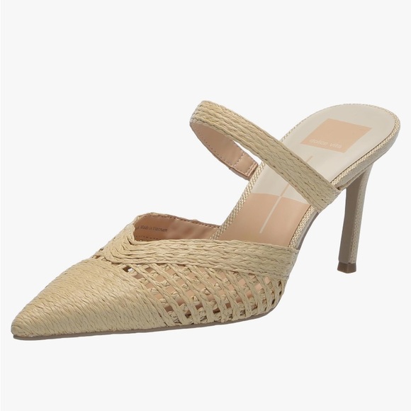 NEW in box Dolce Vita Raffia Kaline Heels, size 9 - Picture 3 of 8